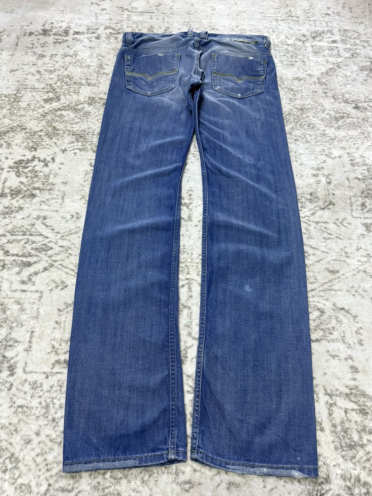 Diesel 2000s Diesel Fade Wash Studded Slim Jeans Size US 31 - 7 Thumbnail