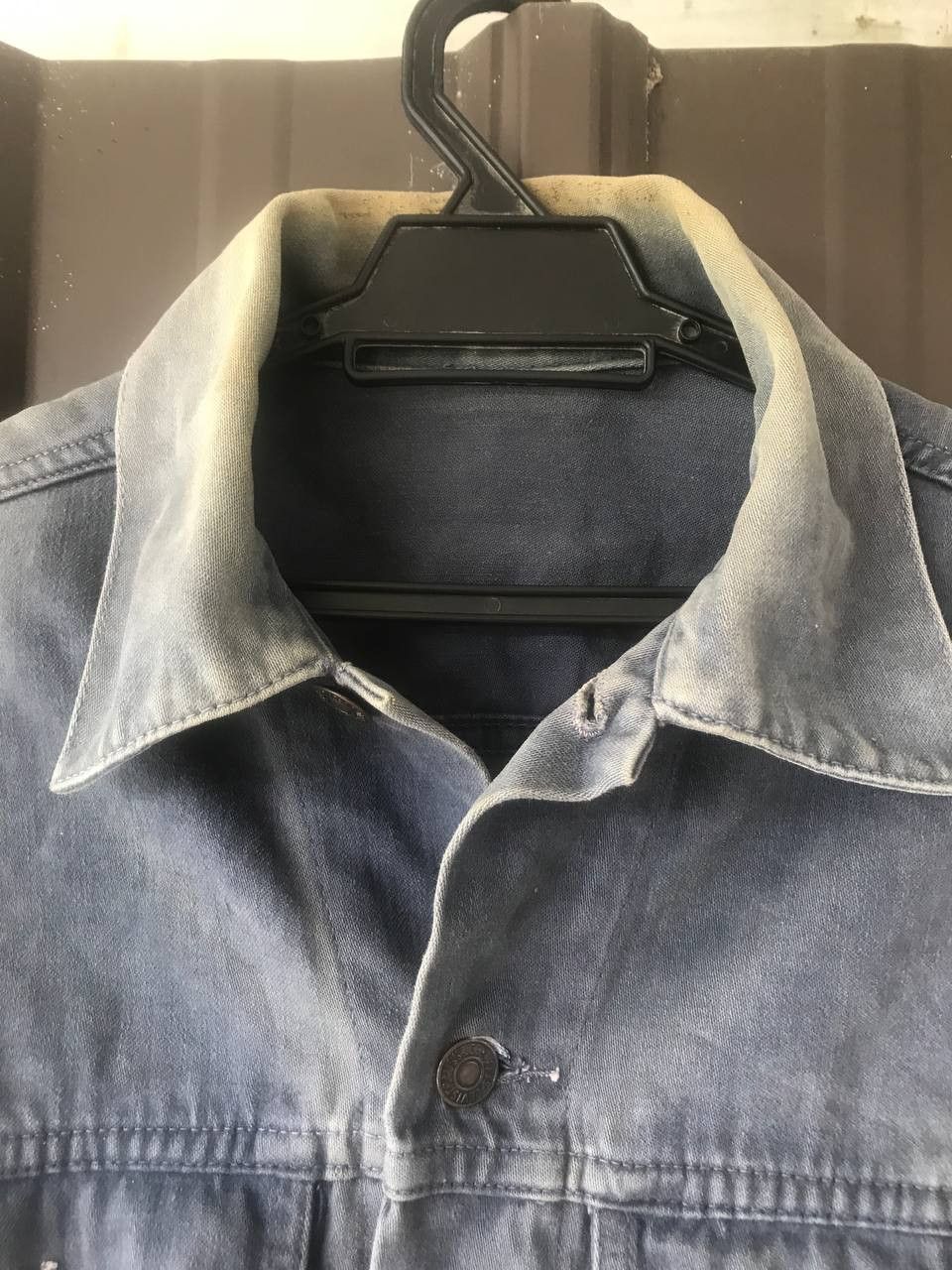 Levi's Vintage Clothing × Vintage Vintage Levis Trucker Big E Jacket Sunfaded Button 347 Size US S / EU 44-46 / 1 - 4 Thumbnail