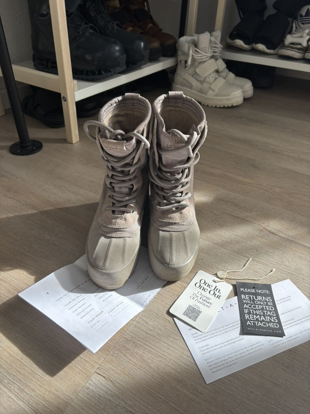 Yeezy Adidas Yeezy 950 Boots Moonrock Size 39 1/3 Size US 9 / IT 39 - 11 Thumbnail