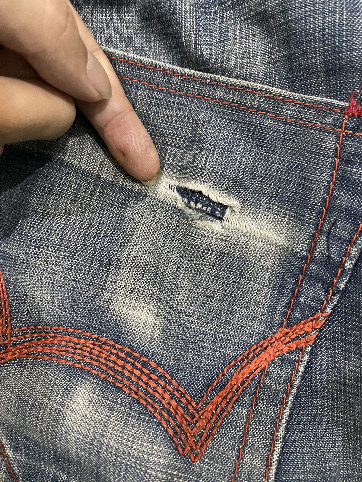 Edwin Edwin Bluetrip Bondage Punks Style Denim Pants Size US 33 - 6 Thumbnail
