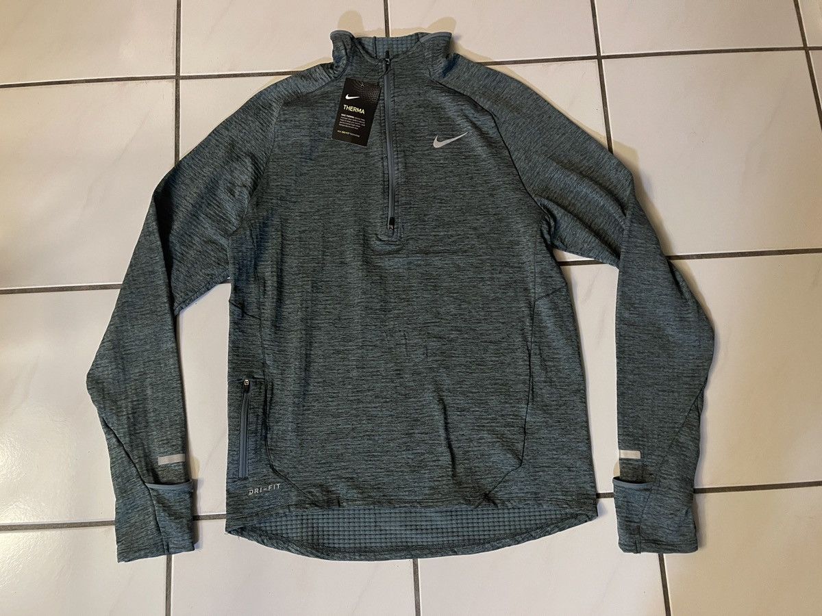 Nike Nike Men Sphere Element 1/2 Zip Running Top Gray NWT Medium Size US M / EU 48-50 / 2 - 1 Thumbnail