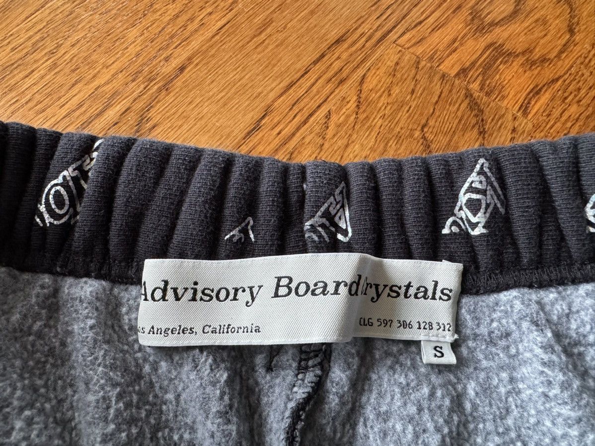 Advisory Board Crystals × Kith Small Holographic Print Sweatpant Black ABC Pants 123. Size US 30 / EU 46 - 4 Thumbnail
