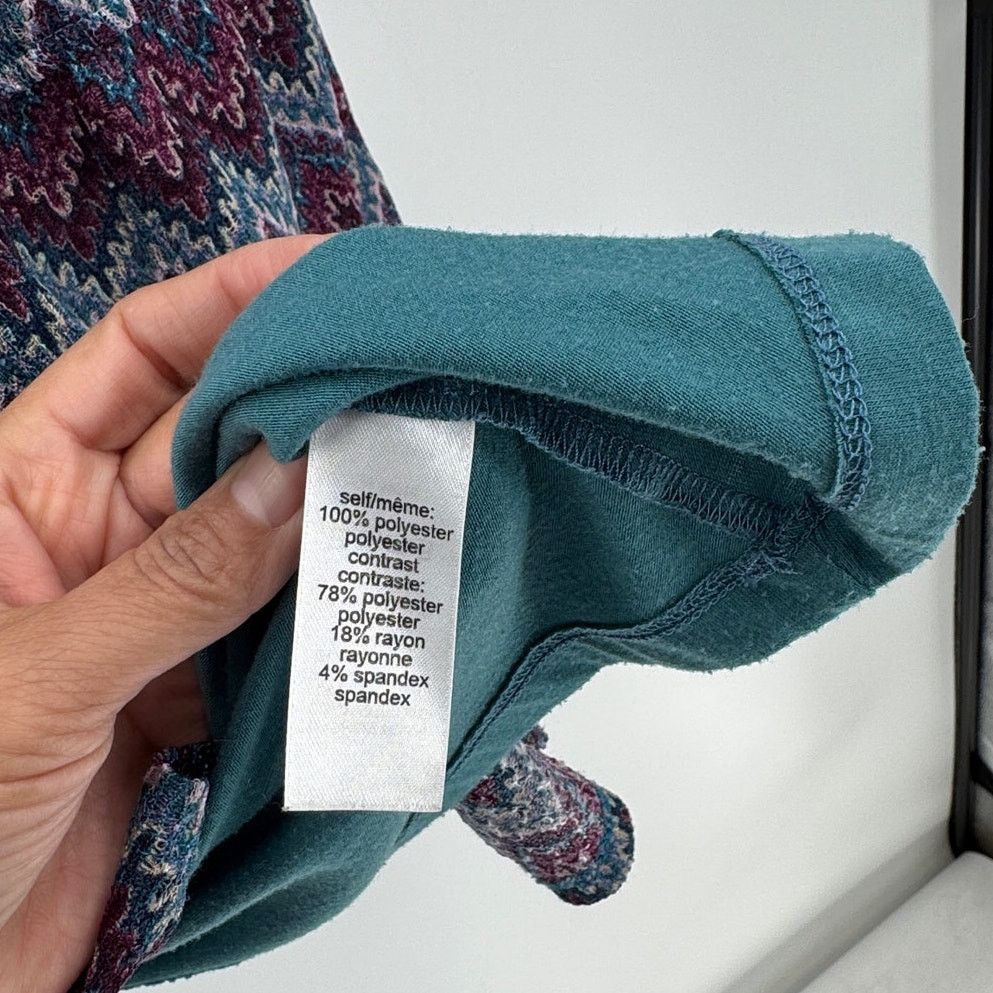 Other Maurices True Y2K kimono-style top pattern teal tank top Size 3XL / US 20-22 - 7 Thumbnail
