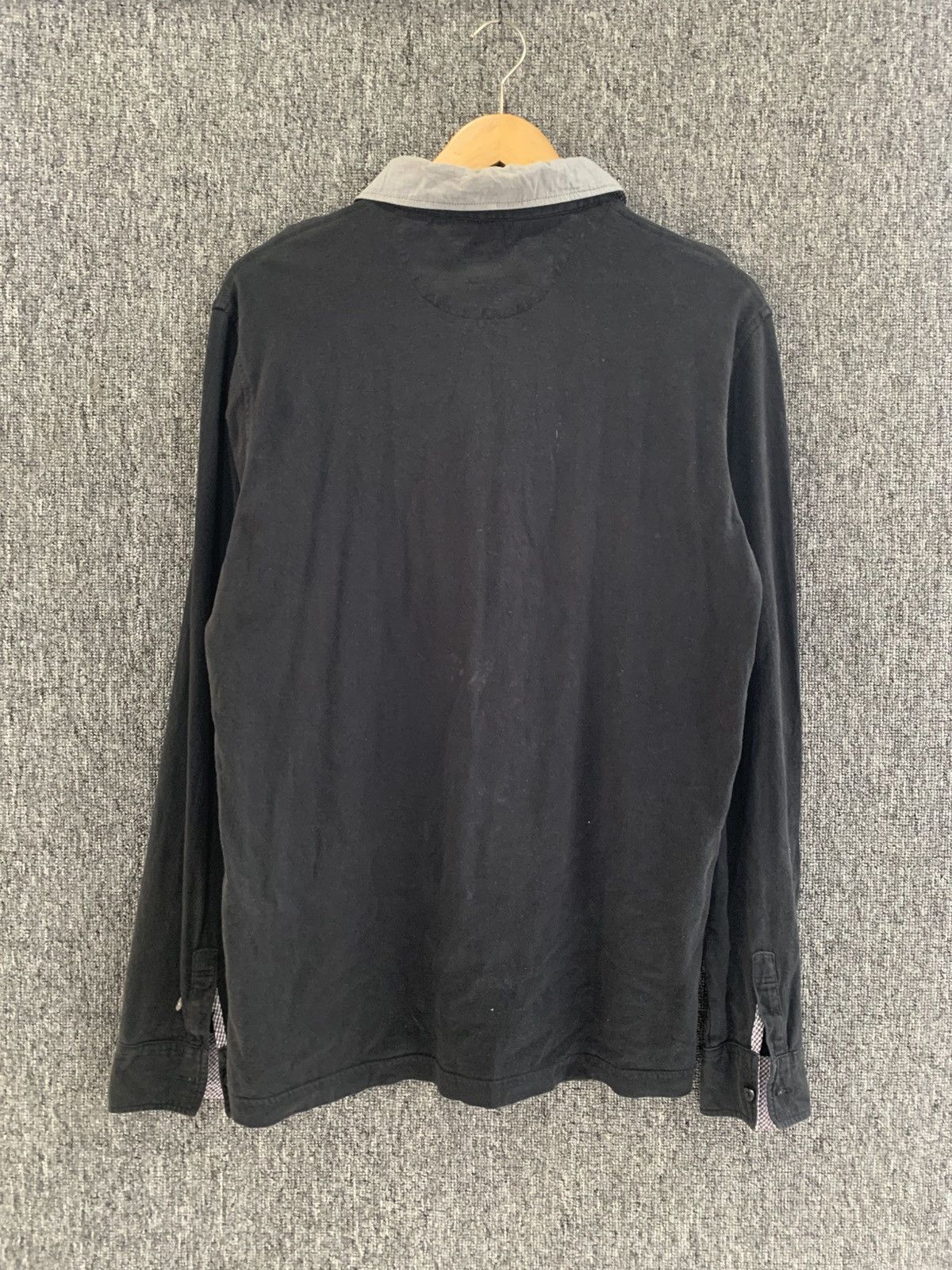 BEANPOLE × Vintage Bean Pole Vtg 90s Style Double Layer Black Long Sleeve Size US L / EU 52-54 / 3 - 5 Thumbnail