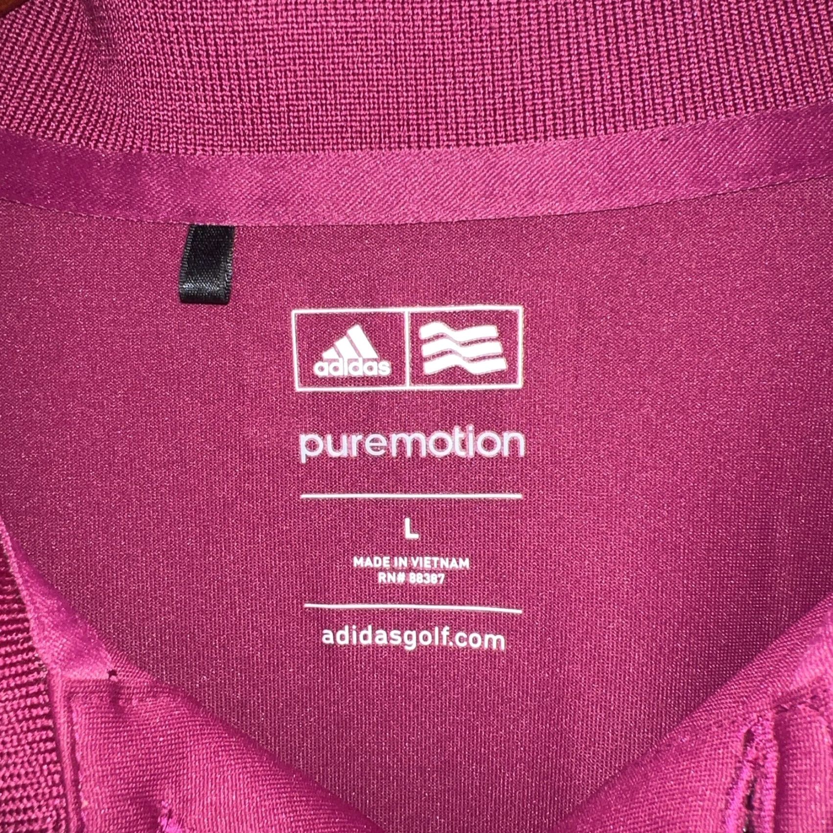 Adidas Adidas Polo Shirt Mens L Purple Pure Motion Shirt Size US L / EU 52-54 / 3 - 3 Thumbnail