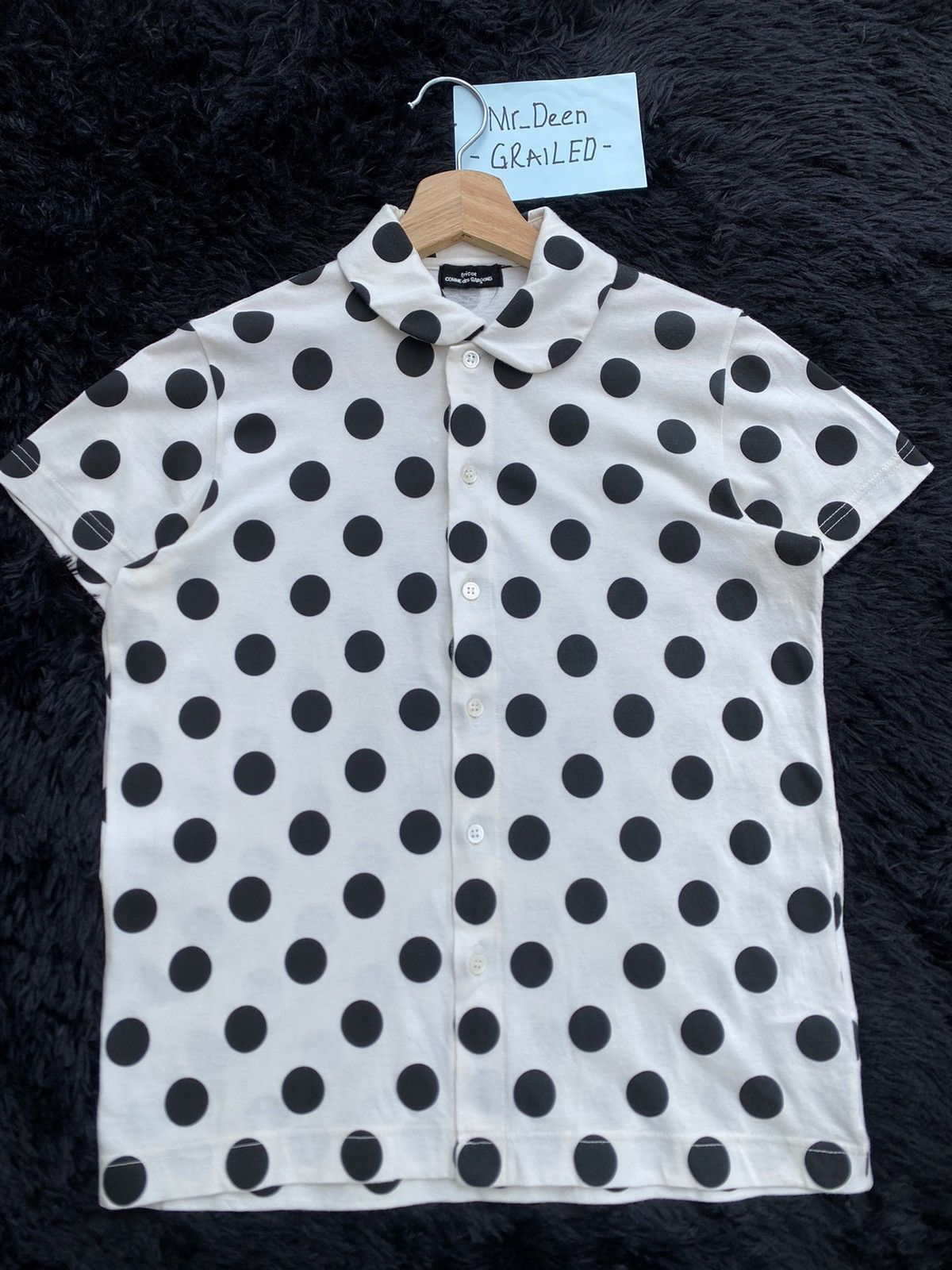 Comme des Garcons Rare tricot Comme Des Garcons CDG AD2006 Polka Dots Shirt Size S / US 4 / IT 40 - 4 Thumbnail