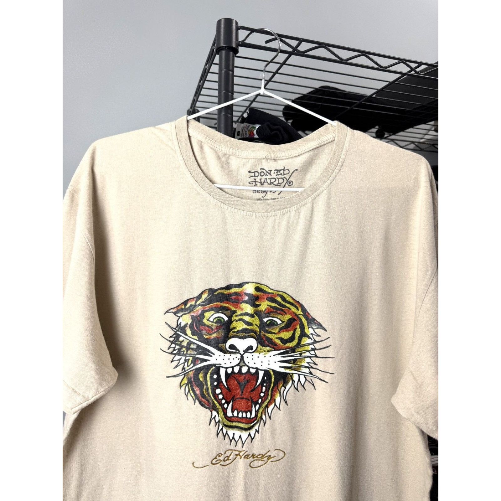 Ed Hardy Vintage Ed Hardy by Christian Audigier T Shirt Size US L / EU 52-54 / 3 - 3 Thumbnail