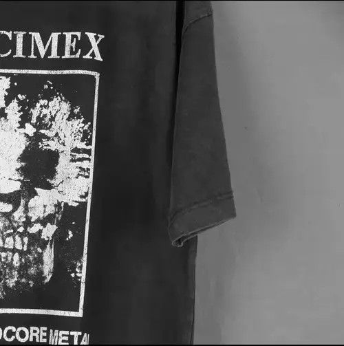 Vintage Hardcore Metal Anti Cimex Graphic Printed Cotton Tshirt Size US XL / EU 56 / 4 - 4 Thumbnail