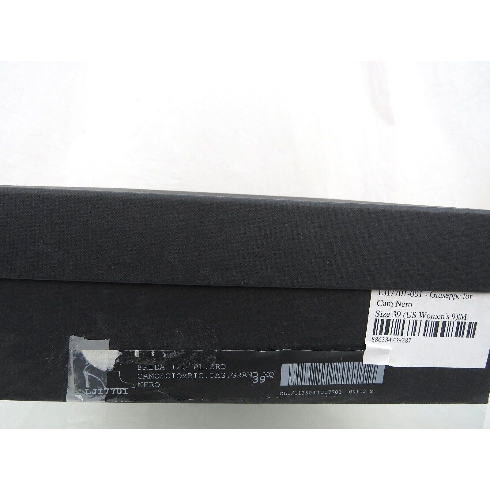 Giuseppe Zanotti LOPEZ FRIDA BLACK SUEDE CRYSTALS ANKLE ZIP BOOTIE PUMPS 39 Size US 9 / IT 39 - 13 Thumbnail