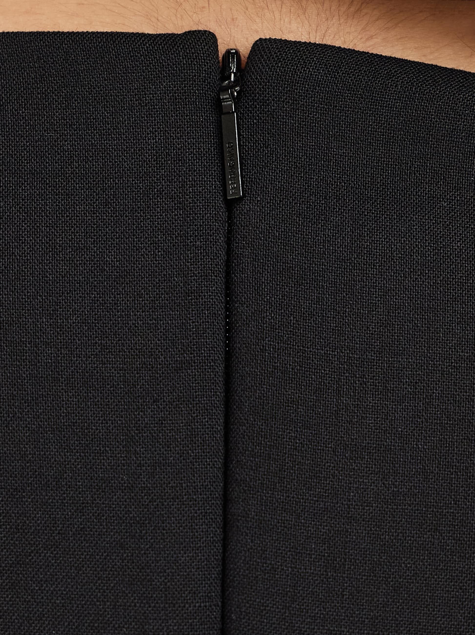 Salvatore Ferragamo o1s1rm0426 Corseted Dress in Black Size XS / US 0-2 / IT 36-38 - 6 Thumbnail