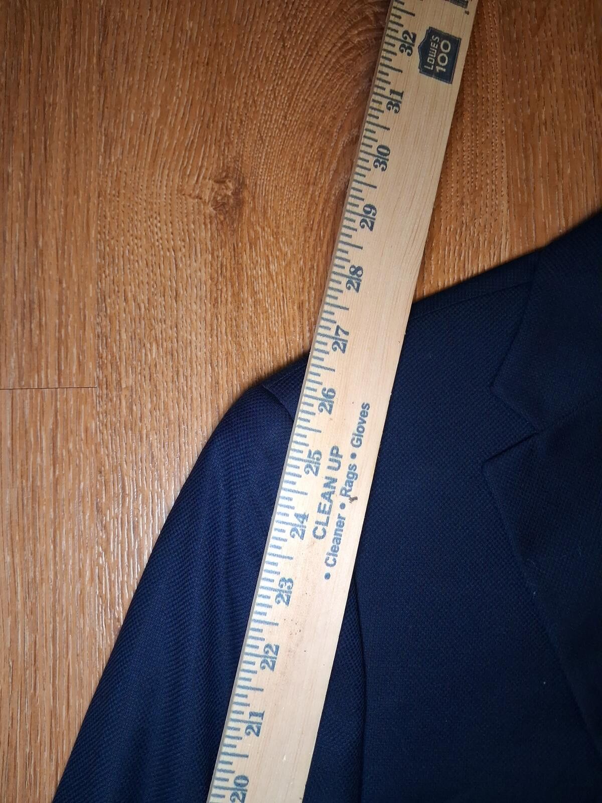 Hart Schaffner Marx Hart Schaffner Marx Blazer Mens 39L Navy Gold Buttons Wool Size 40R - 12 Thumbnail