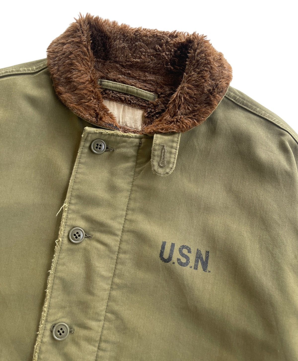Buzz Rickson's Vintage 40s WWII USN Deck Jacket Size US L / EU 52-54 / 3 - 2 Thumbnail