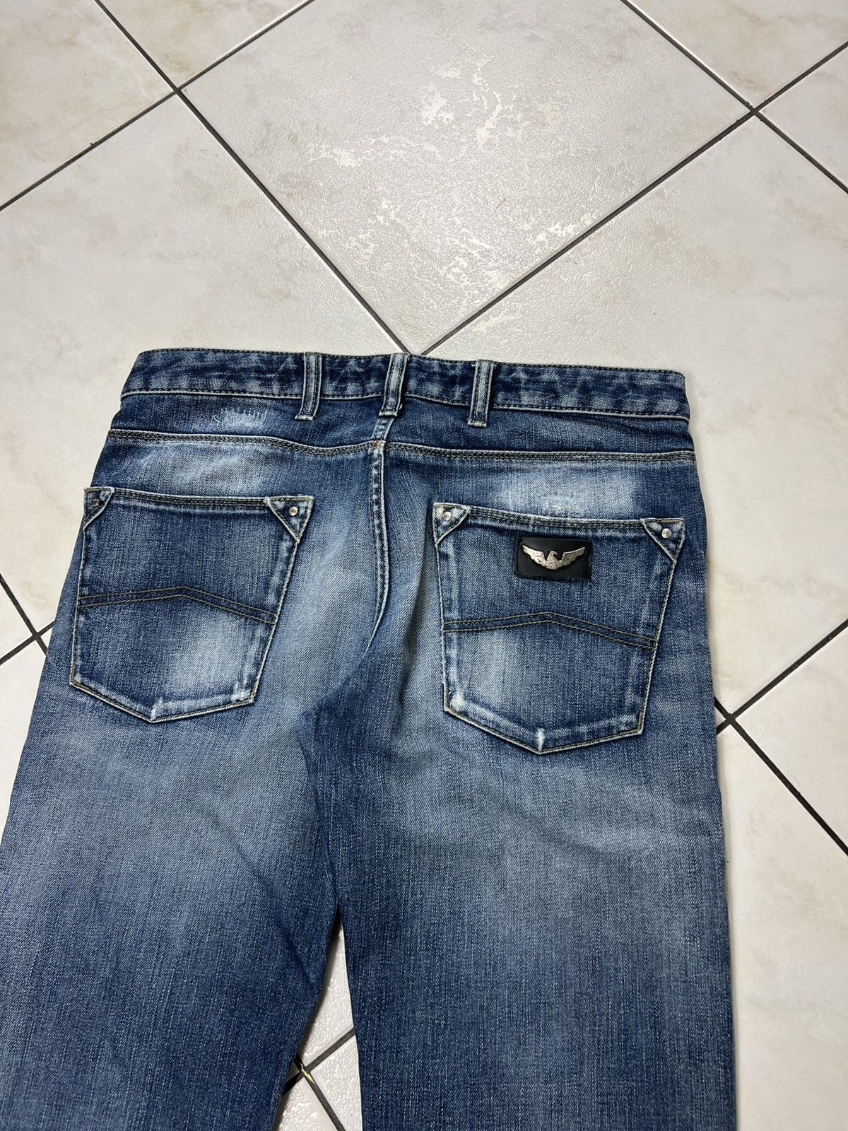 Giorgio Armani Vintage Giorgio Armani jeans distressed denim washed pants Size US 32 / EU 48 - 11 Thumbnail