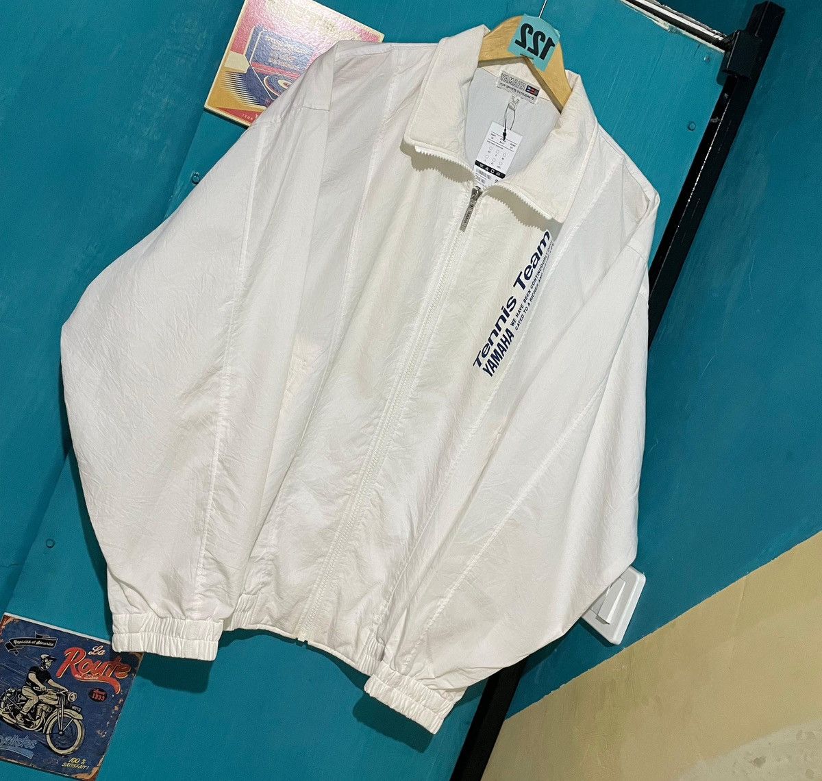 Yamaha Jacket Windbreaker Yamaha Tennis Team Sports Vintage Size US L / EU 52-54 / 3 - 1 Thumbnail