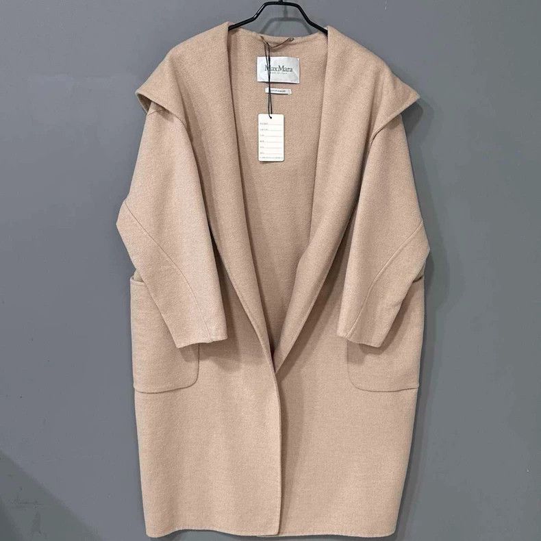 Max Mara Max Mara Oatmeal Long Bathrobe Coat Size S / US 4 / IT 40 - 1 Thumbnail