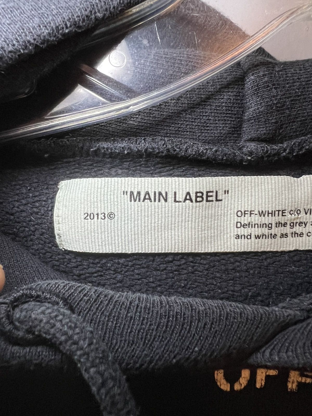 Off-White Off-White 01 Hoodie For All Collection SS17 Seasonal Edition Size US L / EU 52-54 / 3 - 4 Thumbnail