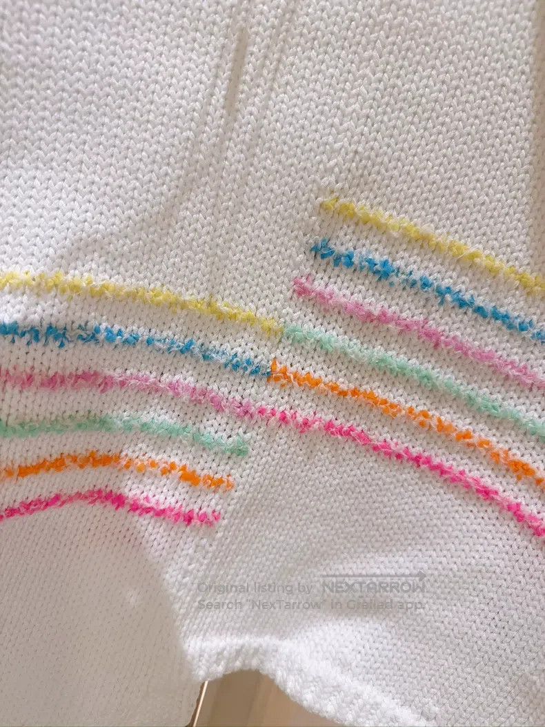 Chanel Chanel 24S spring and summer rainbow strip three-quarter s Size XXS / US 00 / IT 34 - 3 Thumbnail
