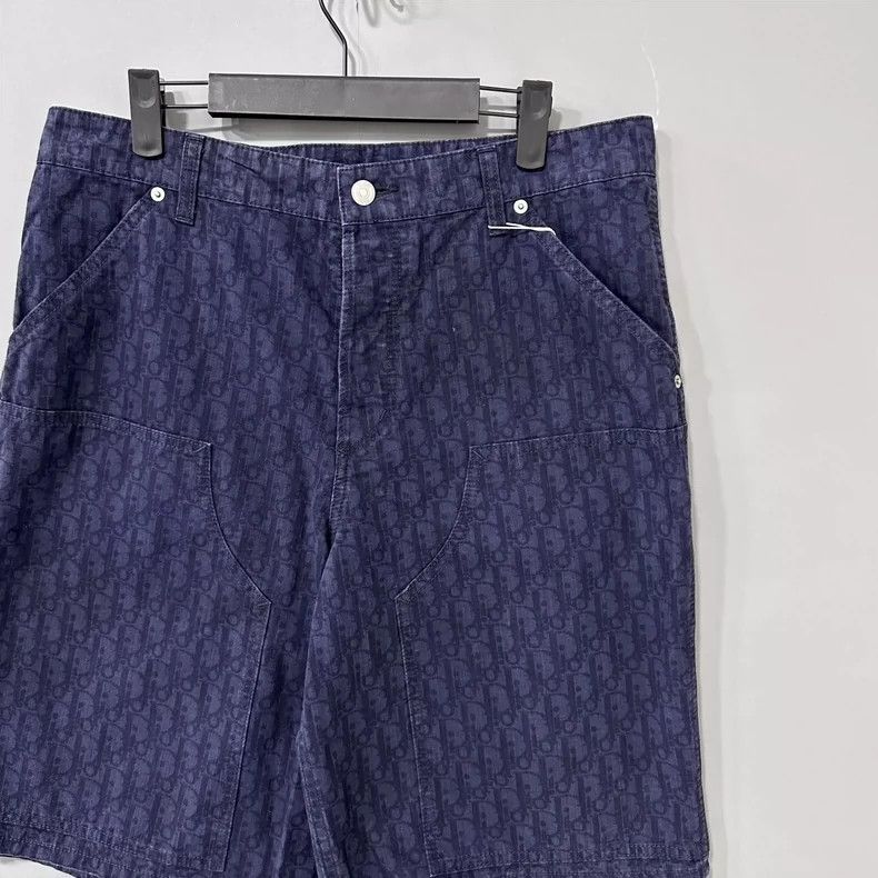 Dior Dior Shorts with dark pattern full logo 2502-Nextarrow Size US 30 / EU 46 - 3 Thumbnail