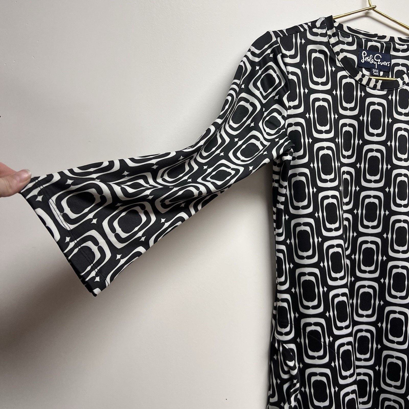 Other Lesley Evers XS Shift Dress Mid Retro 60s Style Size XS / US 0-2 / IT 36-38 - 3 Thumbnail