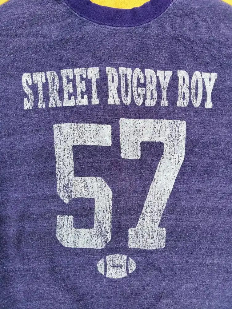 Japanese Brand BOBSON Kid Street Rugby Boy Big Logo Sweatshirt Size US M / EU 48-50 / 2 - 5 Thumbnail