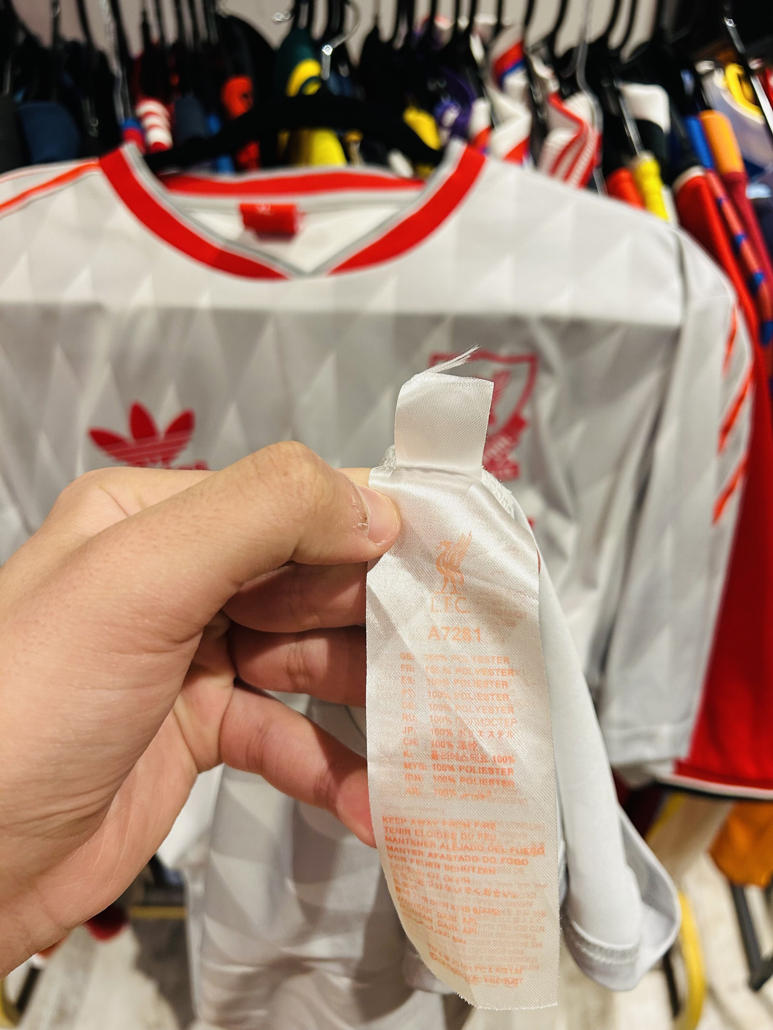 Vintage Liverpool 1989/90 away (remake) Size US XL / EU 56 / 4 - 5 Thumbnail