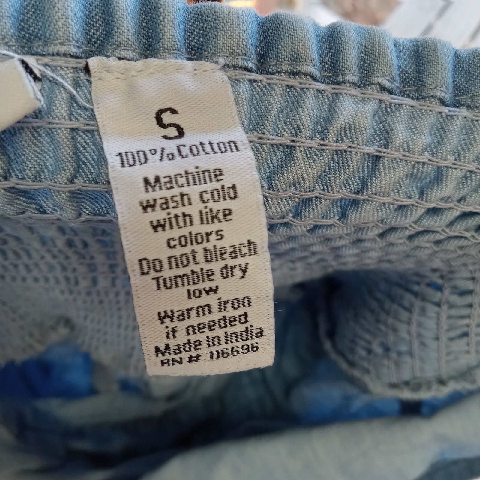 & Other Stories Sincerely Jules Romper Jumper S Women's Wrap Tie Denim Size 27" / US 4 / IT 40 - 6 Thumbnail
