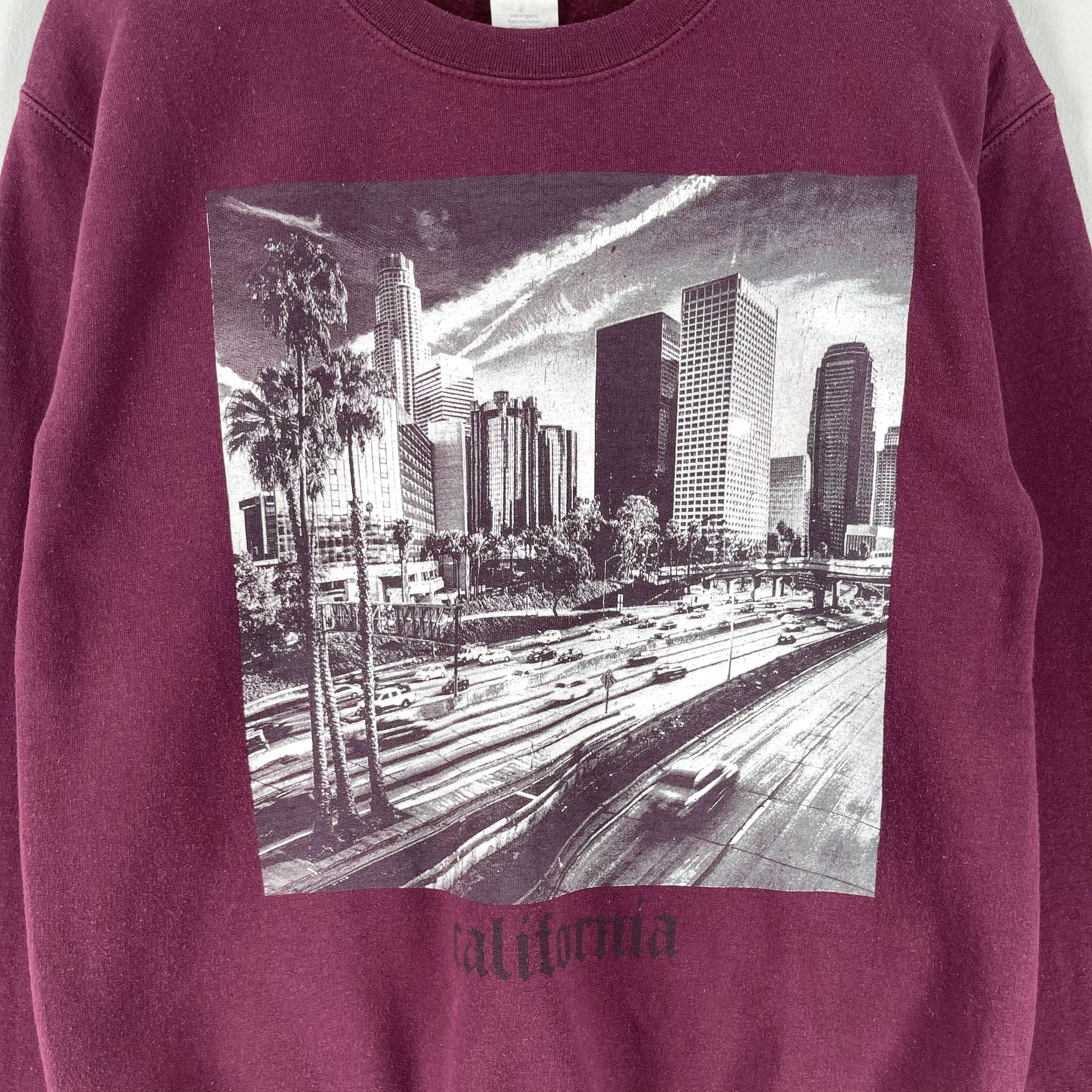 Vintage Vintage Y2K CALIFORNIA City Printed Crewneck Sweatshirt Size US S / EU 44-46 / 1 - 2 Thumbnail