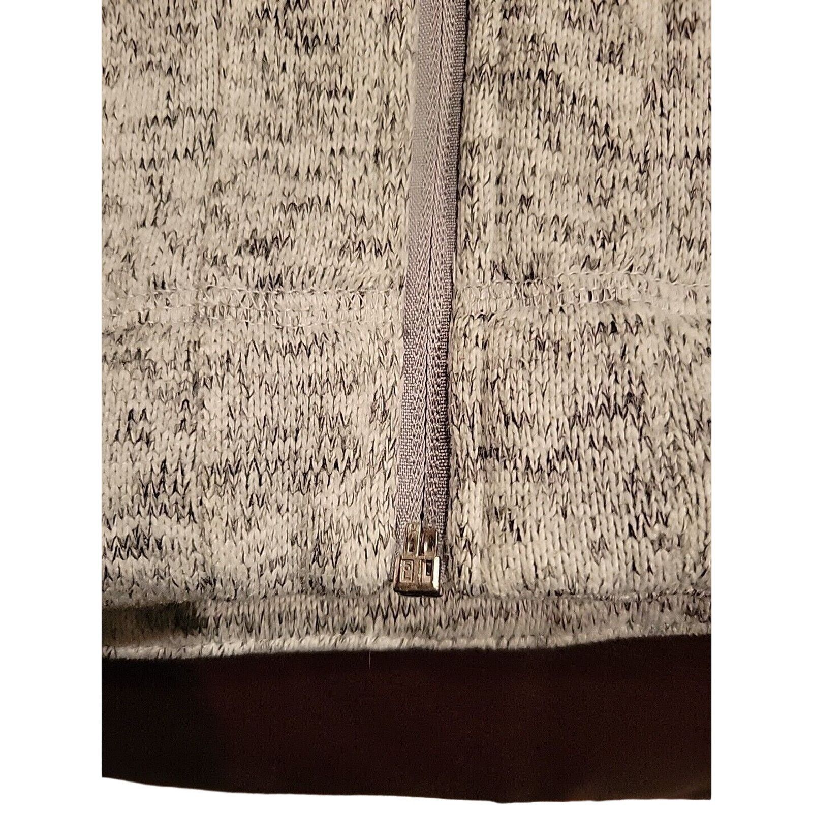 Calvin Klein Calvin Klein Women Gray Zip Long Sleeve Sweater Size M Reg Size M / US 6-8 / IT 42-44 - 10 Thumbnail