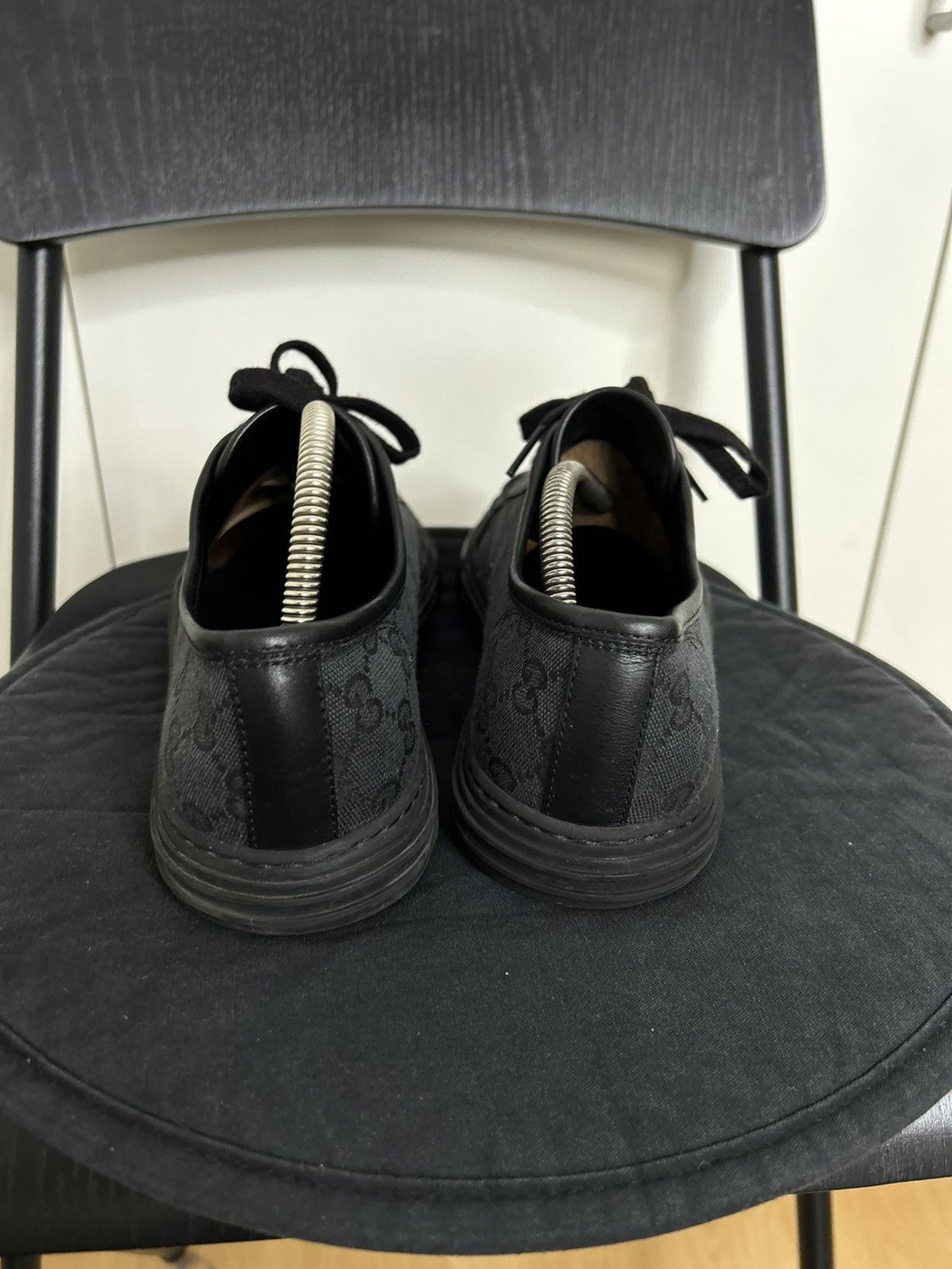 Gucci Gucci GG Canvas Low 'Black' Size US 8 / EU 41 - 5 Thumbnail