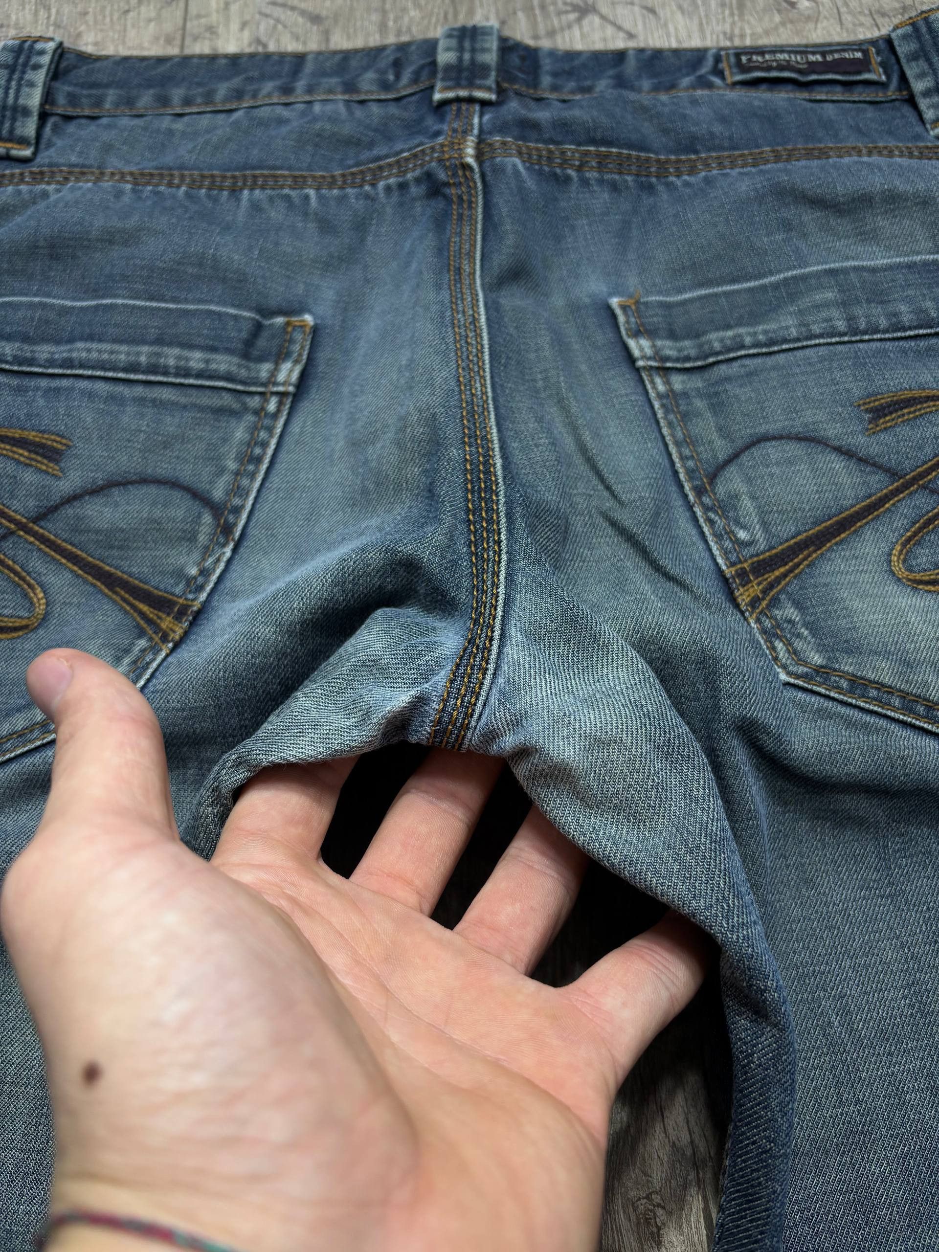 Hysteric Glamour Vintatge Flared Biker KMRII L.G.B. Vibe Stoned Jeans Size US 34 / EU 50 - 11 Thumbnail
