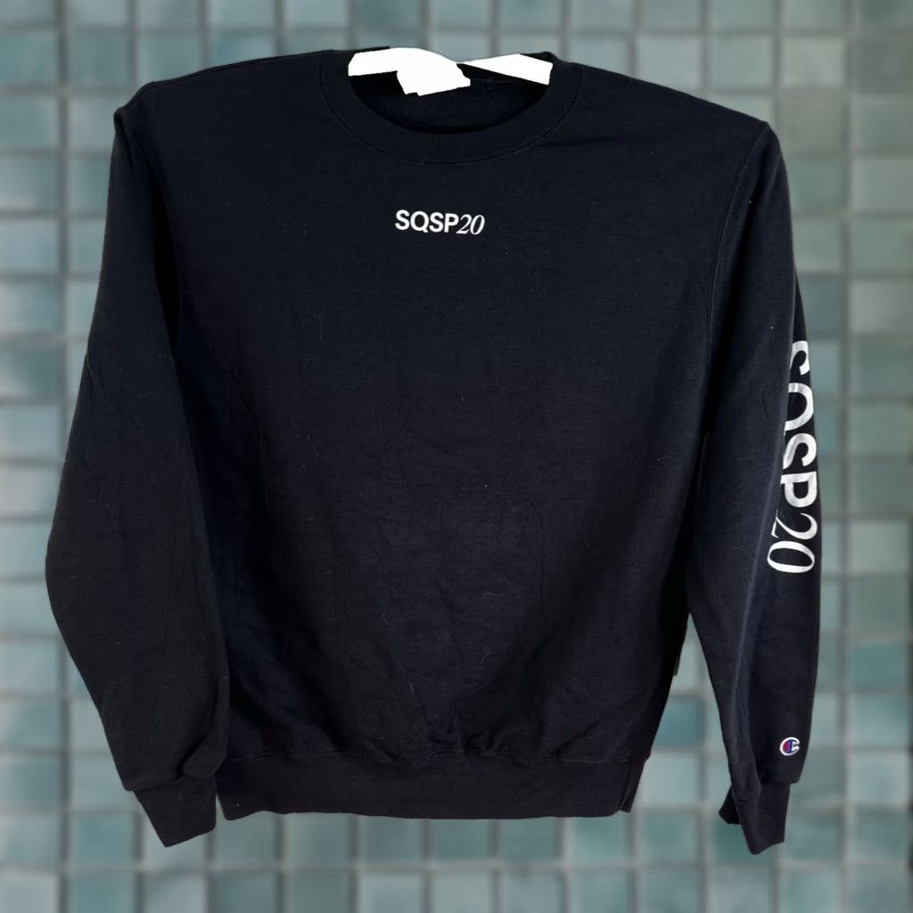 Champion Champion Sweatshirt Mens Size M Black Square Space Promo Graphic Print Space Pullover Size US M / EU 48-50 / 2 - 1 Thumbnail