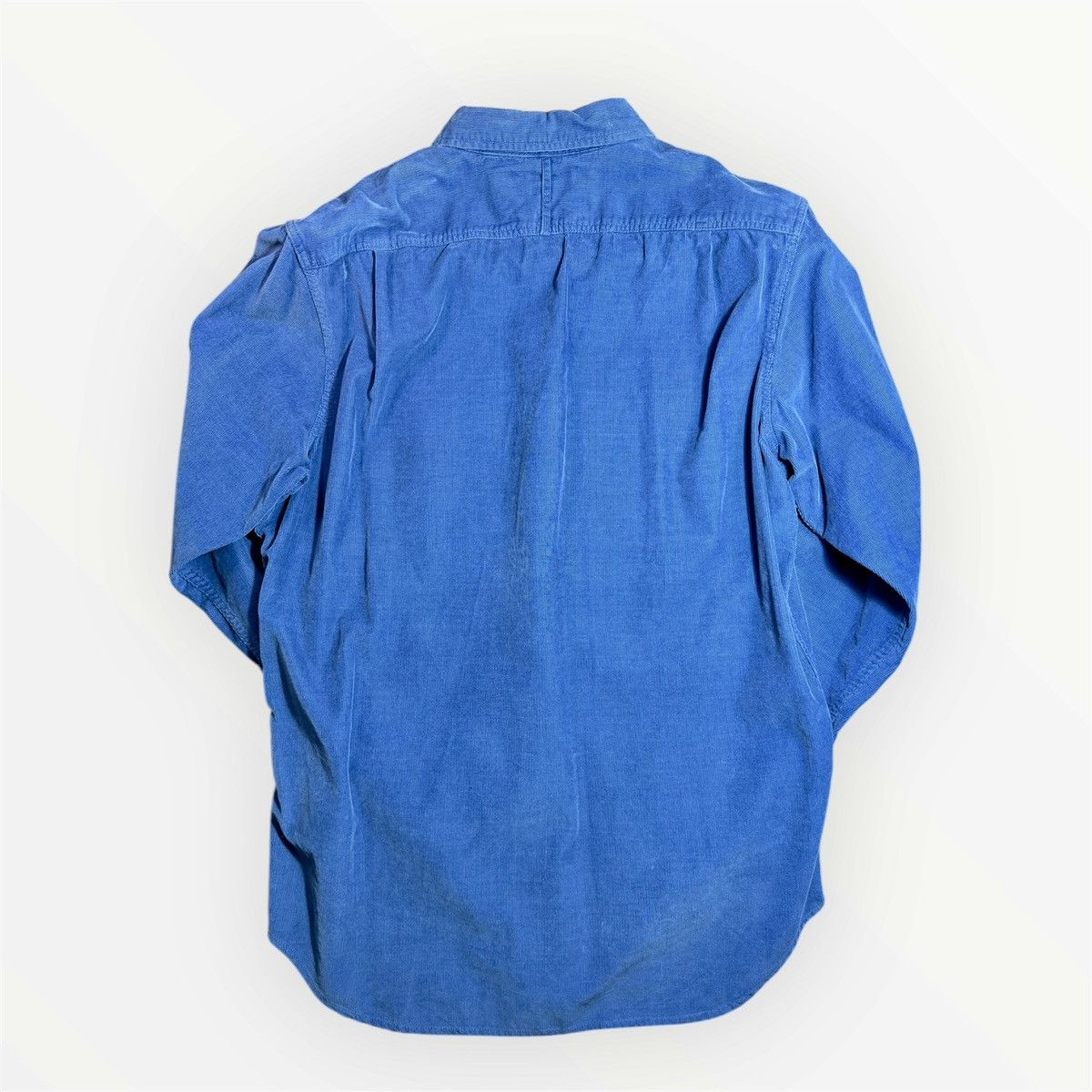 Banana Republic Banana Republic Blue Corduroy Slim Fit Shirt Size US L / EU 52-54 / 3 - 2 Thumbnail