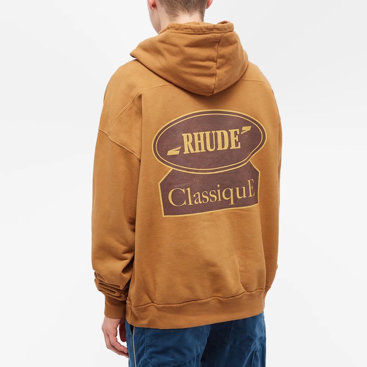 Rhude RHUDE CLASSIQUE HOODIE Tan Color Size M Size US M / EU 48-50 / 2 - 8 Thumbnail