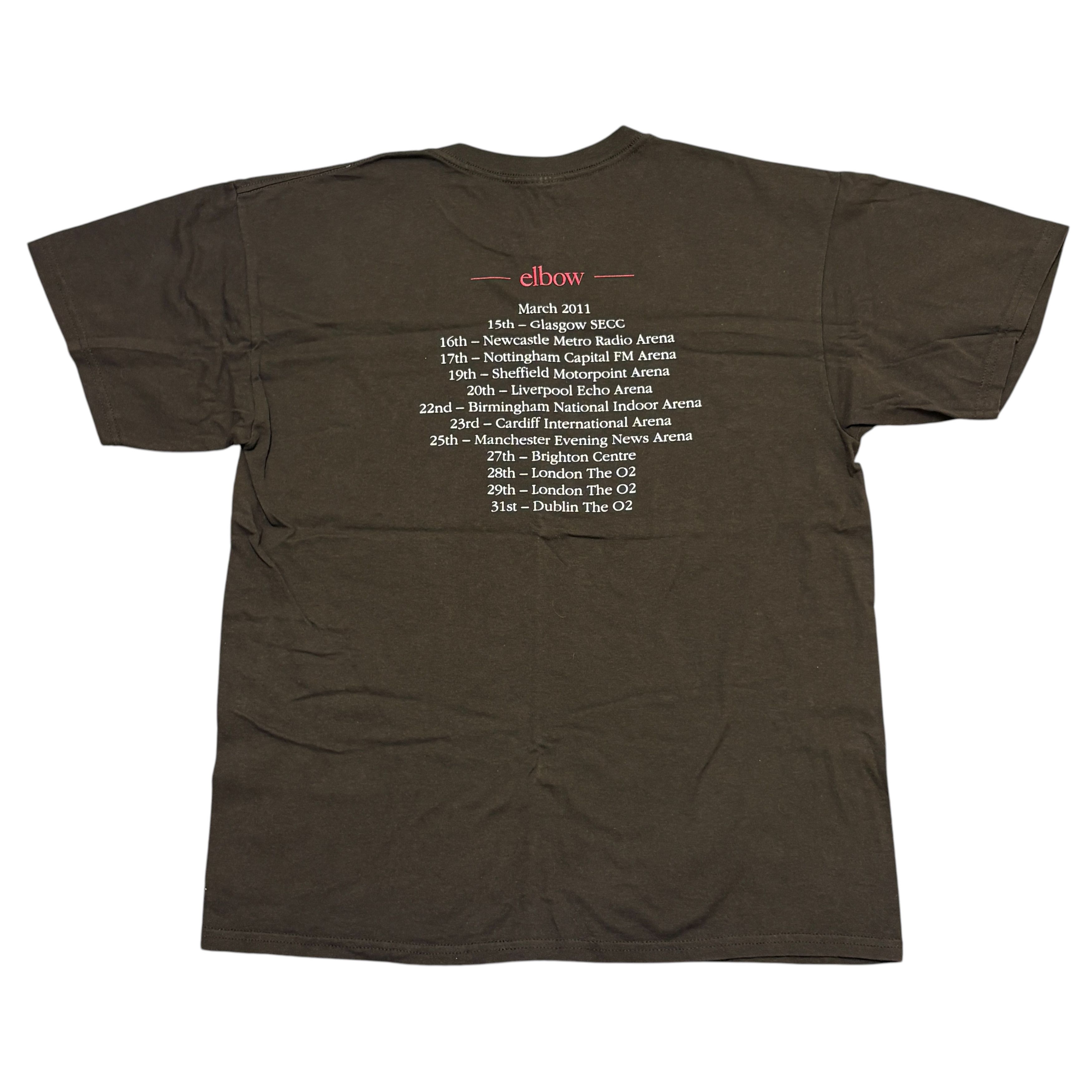 Band Tees Elbow Shirt Tour Britpop Rock Band Tee Coldplay Oasis Size US L / EU 52-54 / 3 - 2 Thumbnail
