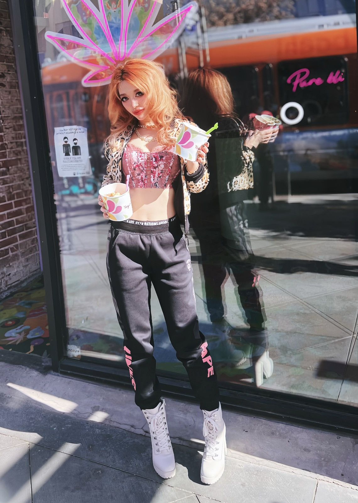 Aape × Bape Bape by A Bathing Ape® Logo embroidered Track Pants Size 26" / US 2 / IT 38 - 4 Thumbnail