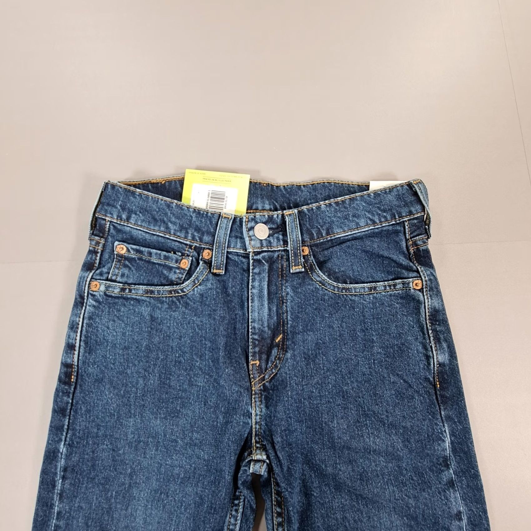 Levi's Levi's 519 Jeans Mens Blue W28 L29 Skinny Zip Fly Stretch Denim 5-Pocket Premium New Size US 28 / EU 44 - 2 Thumbnail