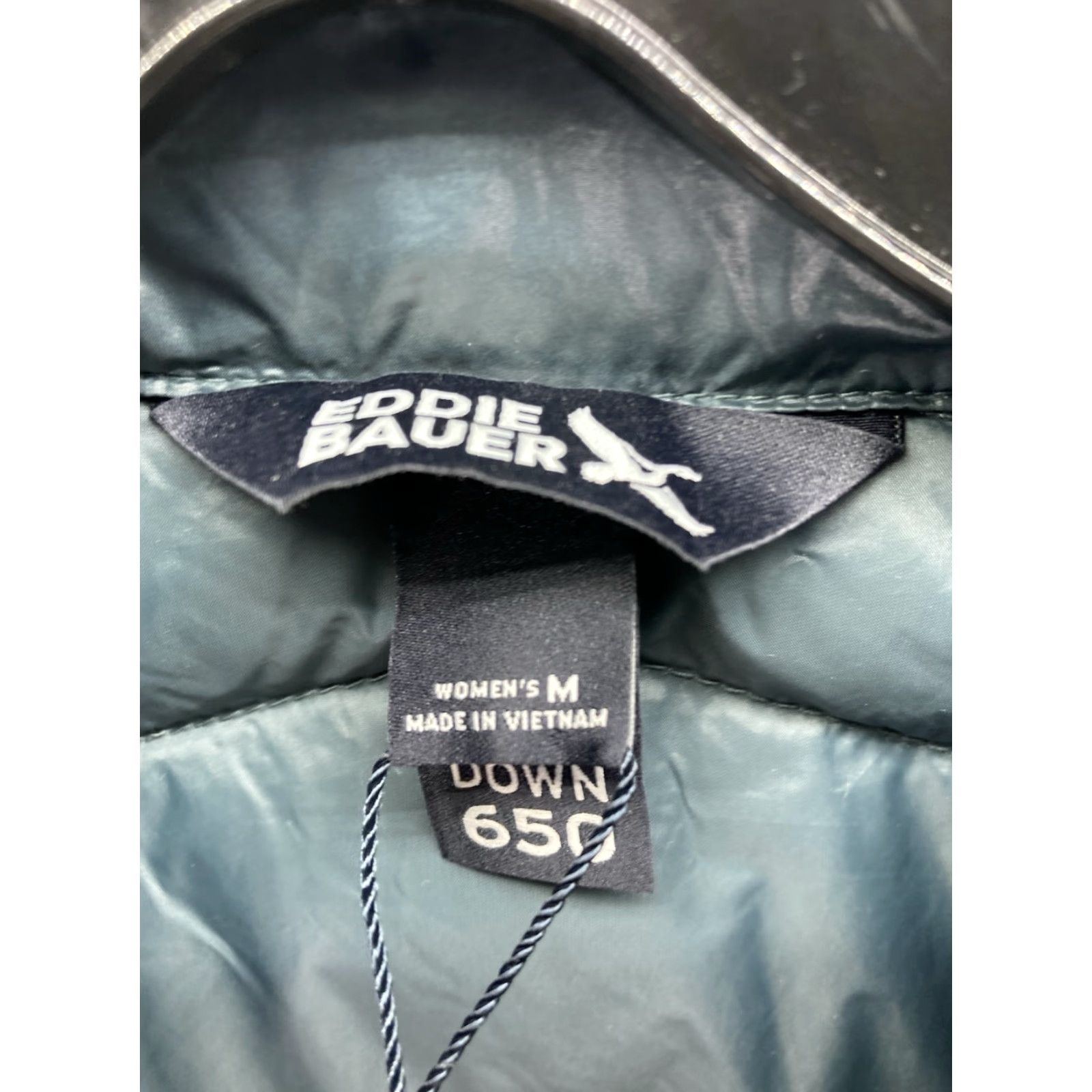 Eddie Bauer VINTAGE Eddie Bauer Down Puffer Jacket Coat Women Medium Green Full Zip Packable Size M / US 6-8 / IT 42-44 - 7 Thumbnail