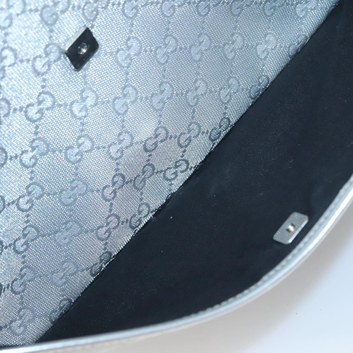 Gucci GUCCI GG Canvas Shoulder Bag Silver Size ONE SIZE - 20 Thumbnail