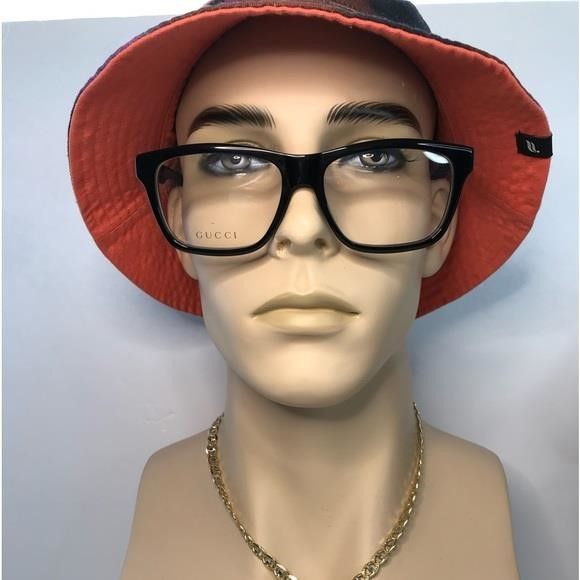 Gucci 💯 - New Authentic Gucci GG1177O Eyeglasses 004 - Black - T Size ONE SIZE - 5 Thumbnail