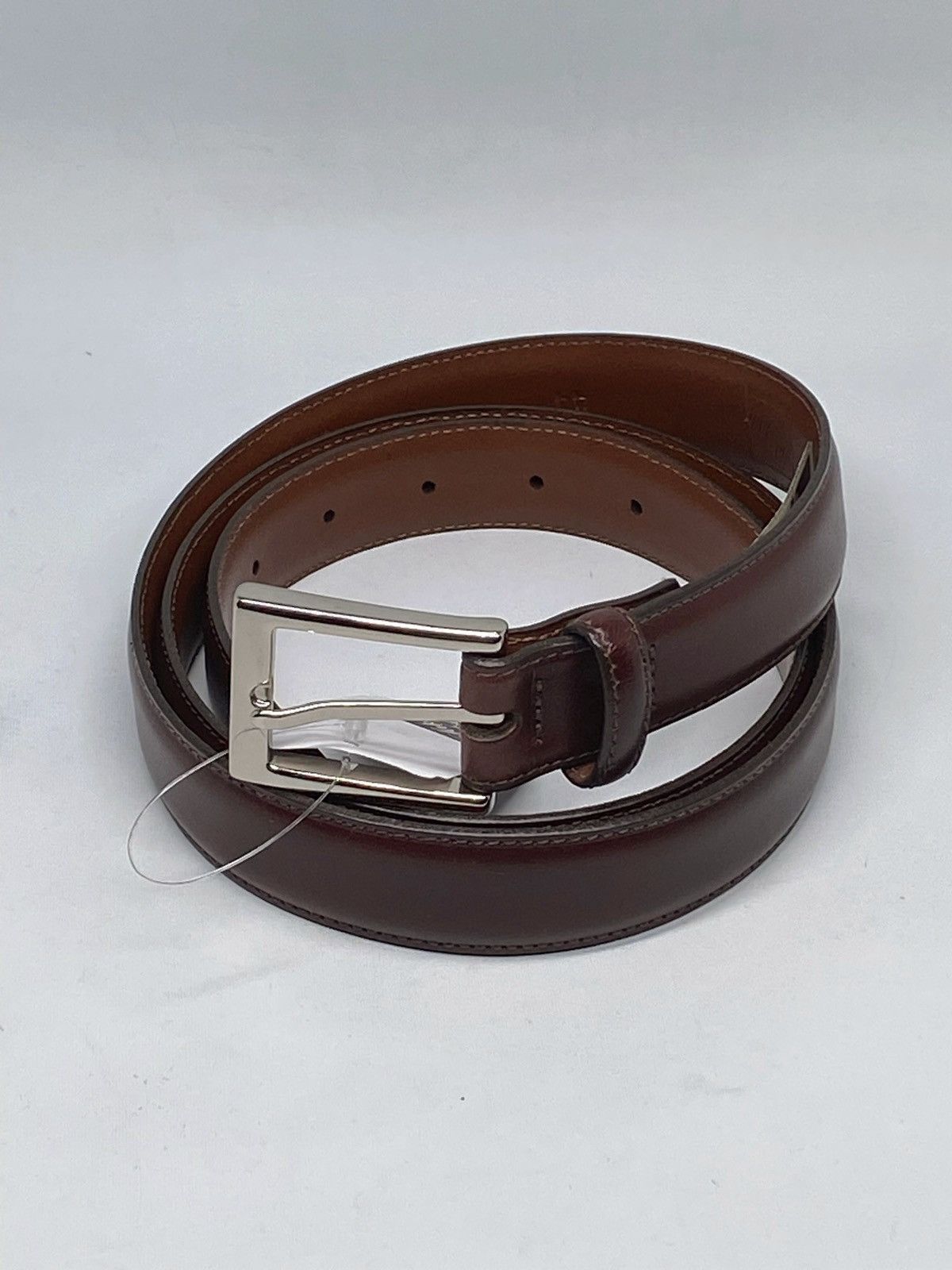 Saks Fifth Avenue Saks Fifth Avenue Brown Leather Belt size 44 Size 44 - 10 Thumbnail