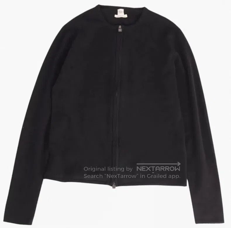 Hermes Hermes Gaultier period cashmere sweater cardigan, black Size M / US 6-8 / IT 42-44 - 2 Thumbnail