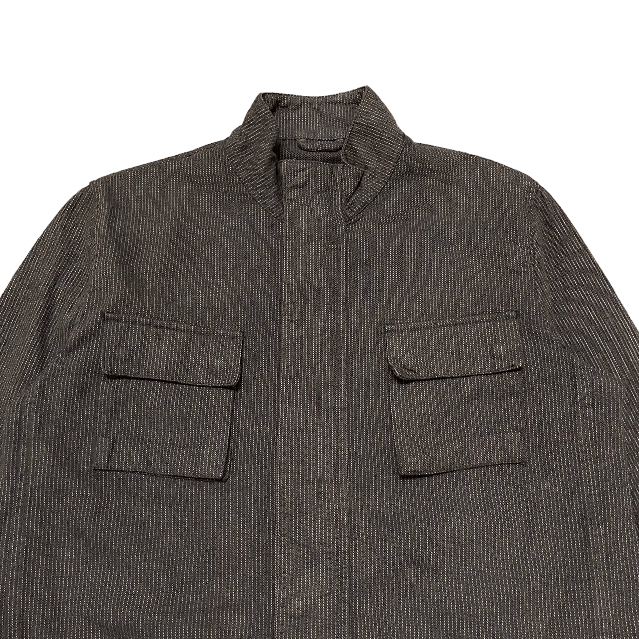 Kansai Yamamoto Vintage Kansai Yamamoto Stripe Jacket Multi Pocket Size US M / EU 48-50 / 2 - 2 Thumbnail