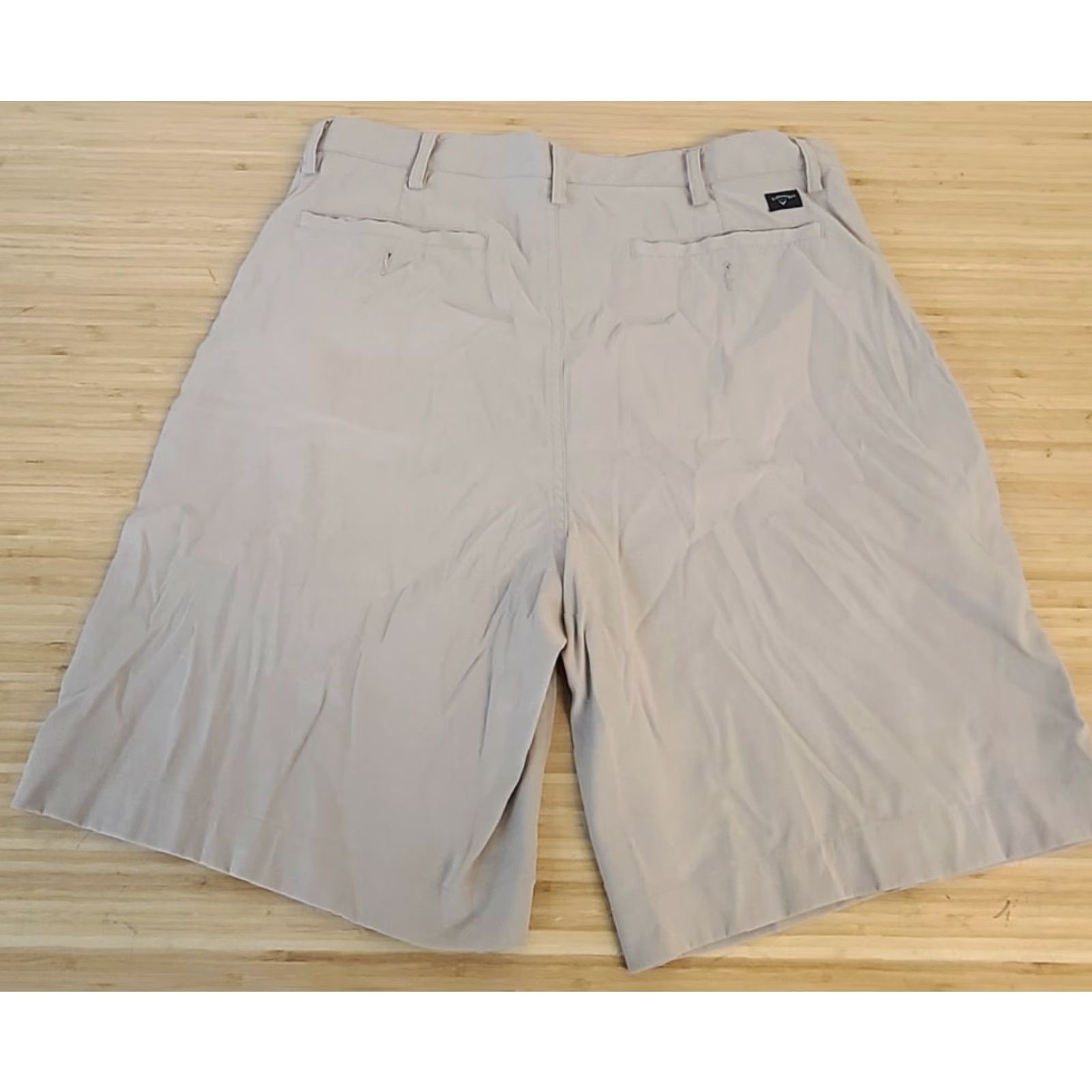 Callaway Callaway Men's Golf Shorts 34 Beige Classic Flat Front Belt Loops Pockets Lightweight Casual Regular Relaxed Outdoor Size US 34 / EU 50 - 4 Thumbnail