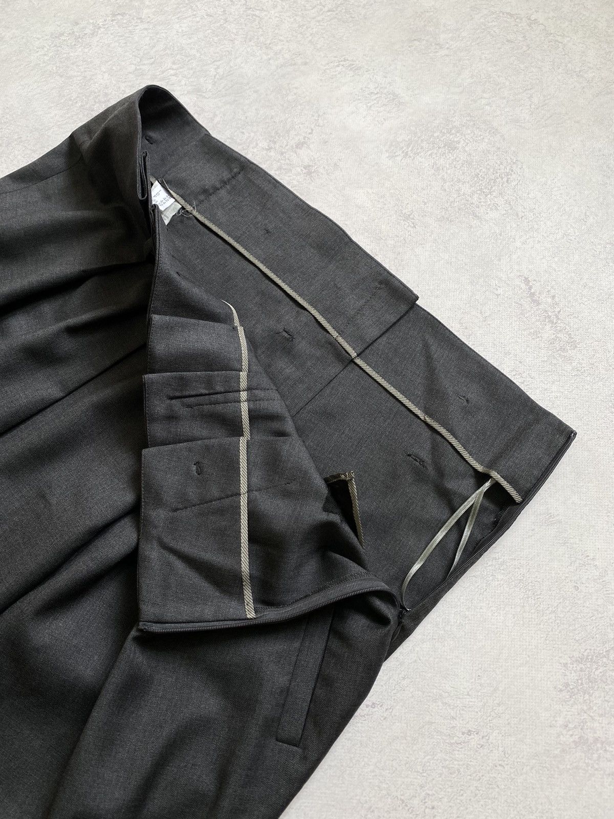 Brunello Cucinelli Gunex By Brunello Cucinelli Grey Wool Midi Skirt Size 48 Size 34" / US 12 / IT 48 - 8 Thumbnail