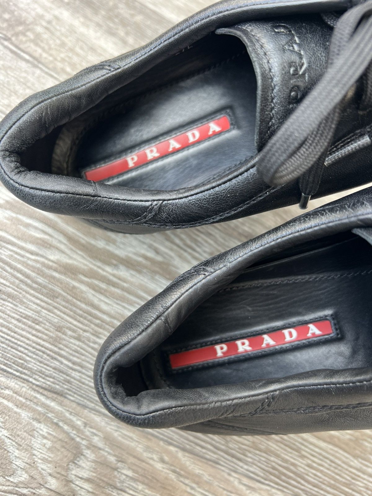 Prada PRADA Leather MonteCarlo Sneaker Size US 10.5 / EU 43-44 - 8 Thumbnail