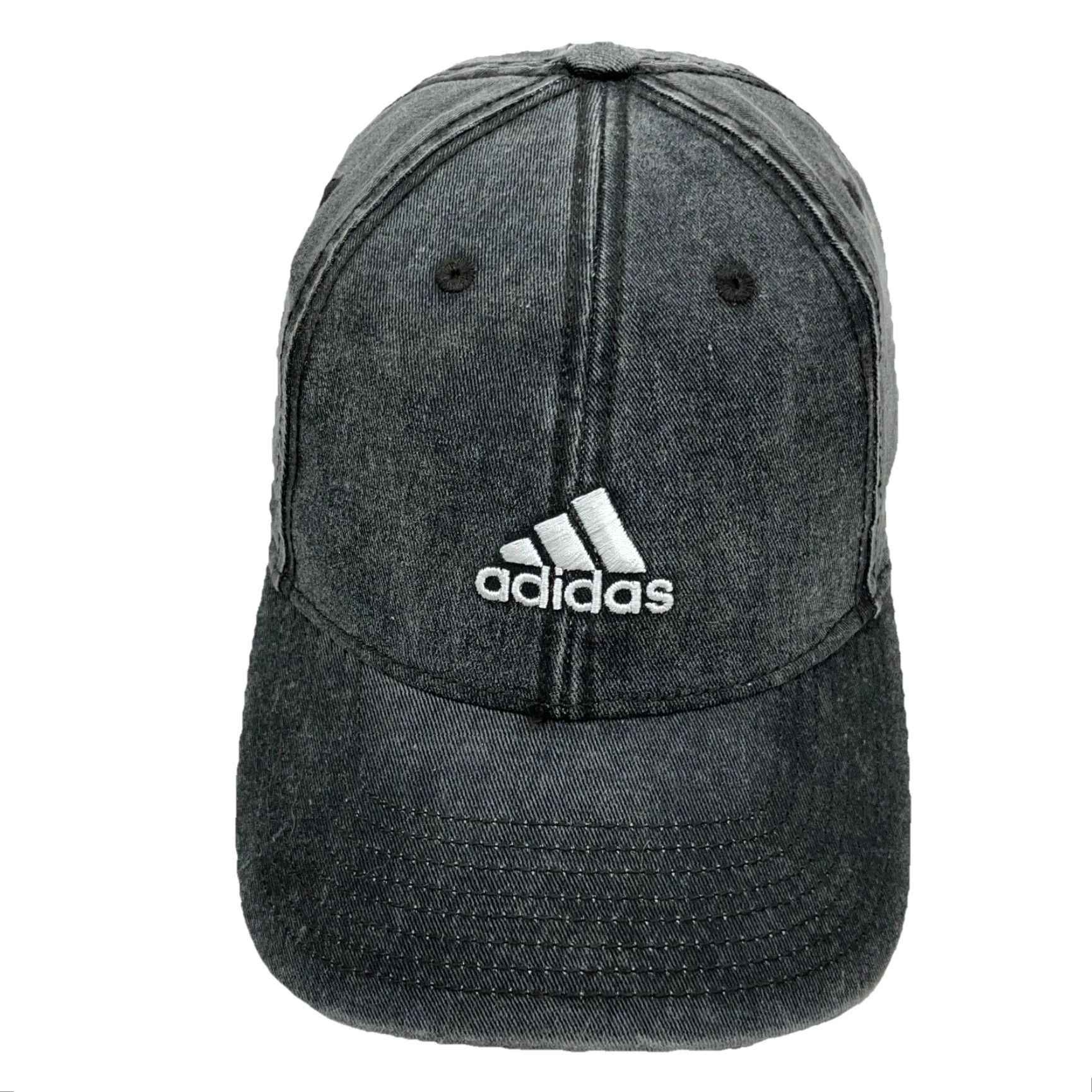Adidas Adidas Hat Cap Adjustable Gray White Dad Baseball Style Cap Mens Adjustable Size ONE SIZE - 5 Thumbnail