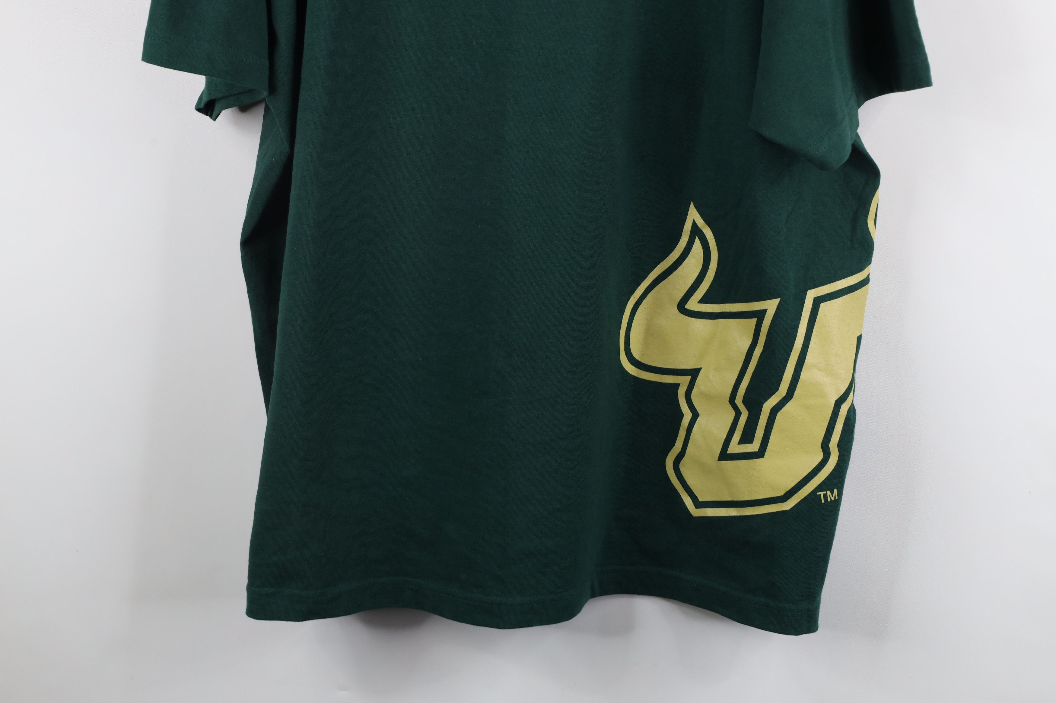 Vintage Vintage 90s Big Logo USF University of South Florida T-Shirt Size US XL / EU 56 / 4 - 3 Thumbnail