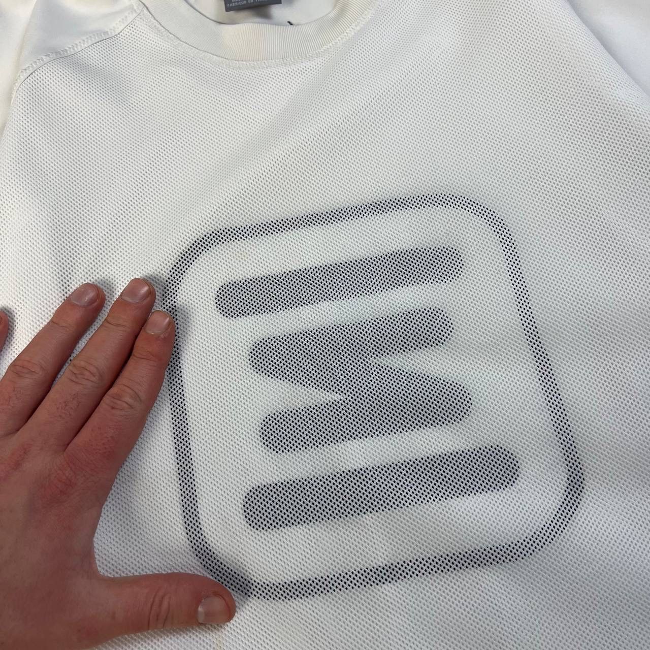 Nike Nike Shox Vintage Y2K Two-Sides Big Logo Drill T-Shirt Size US L / EU 52-54 / 3 - 4 Thumbnail