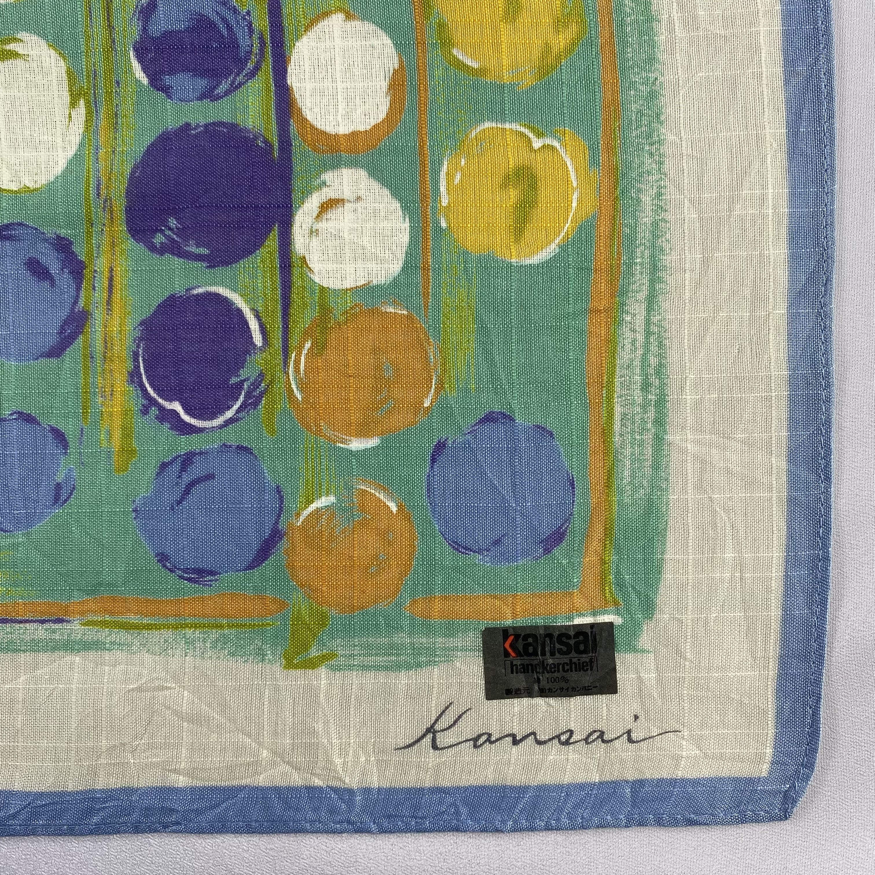 Kansai Yamamoto × Vintage Kansai Yamamoto Neckerchief / Bandana / Handkerchief-P1645 Size ONE SIZE - 3 Thumbnail