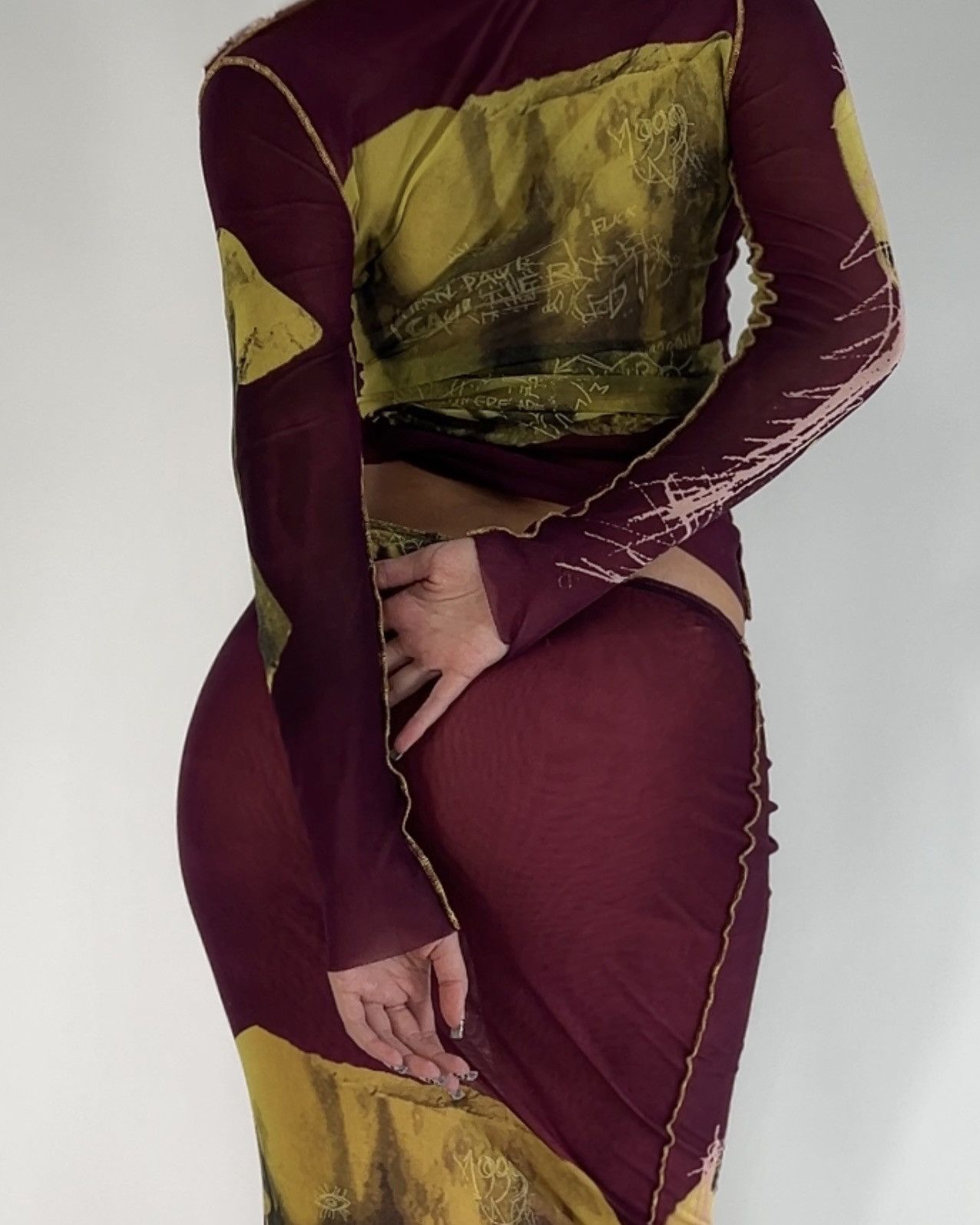 Jean Paul Gaultier VENUS DE MILO MESH DRESS | Grailed